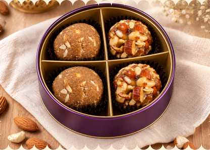 Mix (Khajoor + Atta/Besan) — 4 Pieces — Bulk