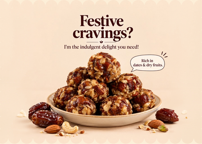 Khajoor Dryfruit Laddu — 16 Pieces
