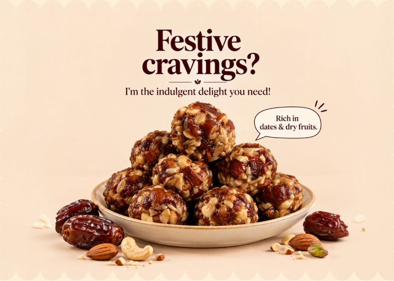 Khajoor Dryfruit Laddu — 8 Pieces