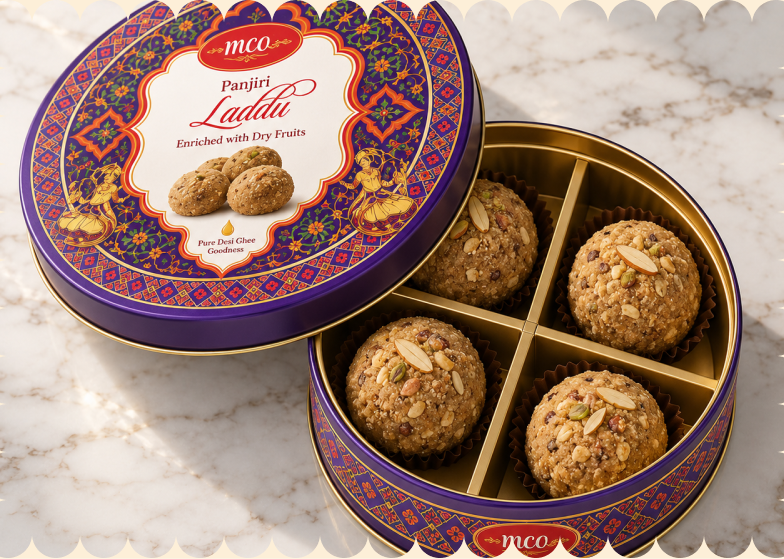 Panjiri Atta Laddu — 4 Pieces — Bulk