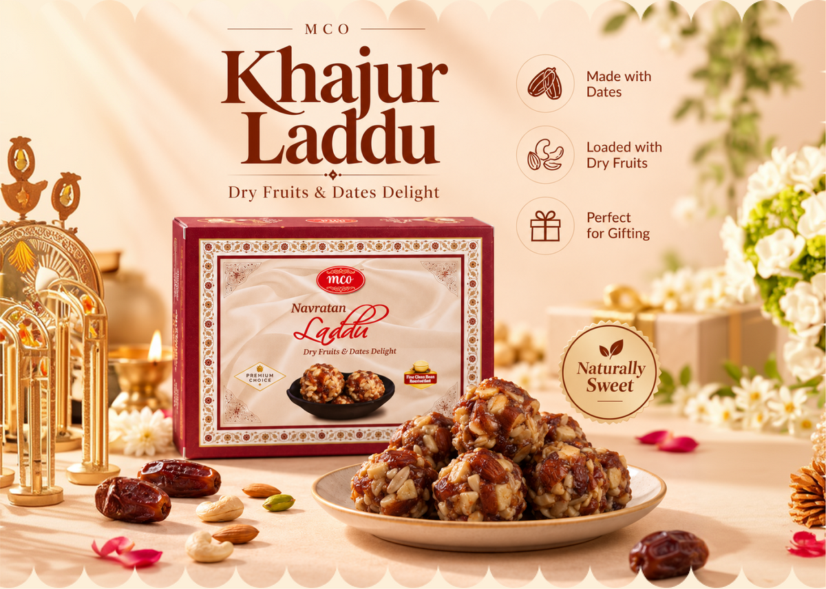 Khajoor Dryfruit Laddu — 16 Pieces